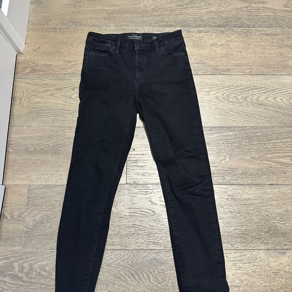 Lucky Brand Black Skinny Jeans Classic Fit